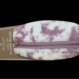 “Hands Free” Waist Band- Purple and White Tie Dye- Perfect Gift for Runners